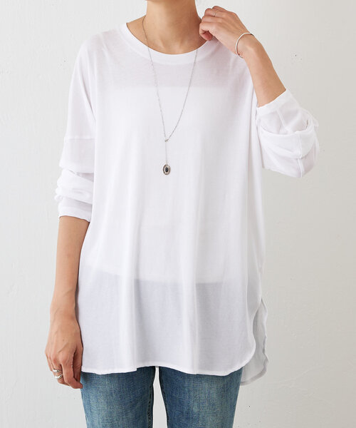 BEARDSLEY（ビアズリー）の「強撚ロングスリーブTシャツ（Tシャツ