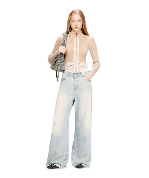 レディース デニム キルティング ショルダーバッグS（ショルダーバッグ