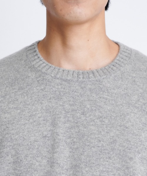 gim context/ジムコンテキスト】Cashmere Long Sleeve Knit T-shirt