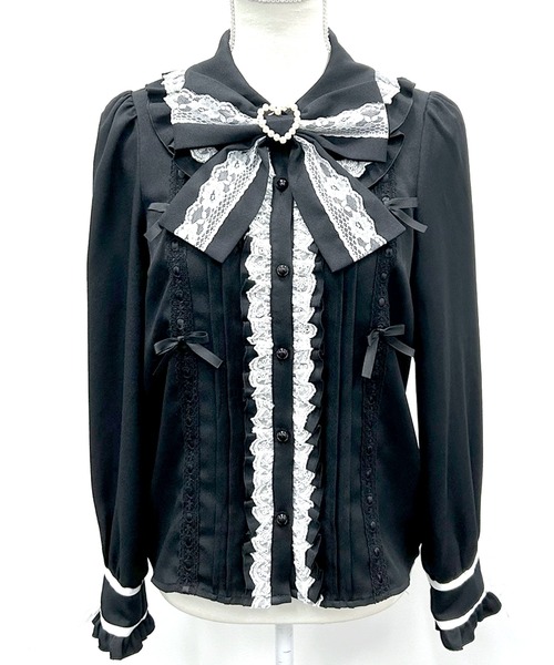 はしごレースリボンフリルブラウス（シャツ/ブラウス）｜DearMyLove