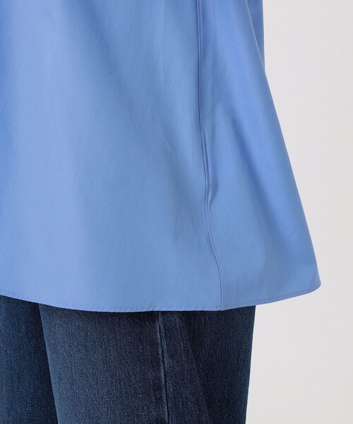 セール】コットンブロード スキッパーシャツ（シャツ/ブラウス