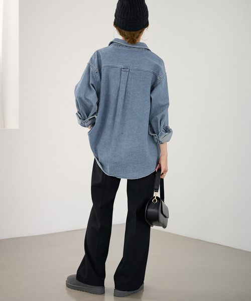 FRAMeWORK（フレームワーク）の「≪追加≫denim シャツ（シャツ