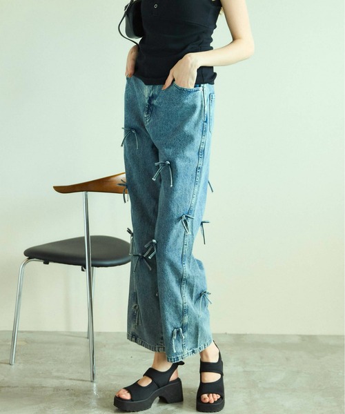 MAISON SPECIAL（メゾンスペシャル）の「Ribbon Denim/リボンデニム