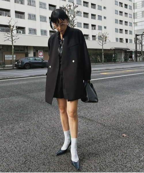 Ameri（アメリ）の「2WAY ARCH SLEEVE JACKET（テーラードジャケット