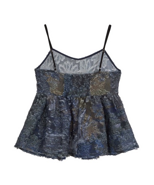 Ameri（アメリ）の「MEDI RACHEL FLUFFY ART CAMISOLE（キャミソール