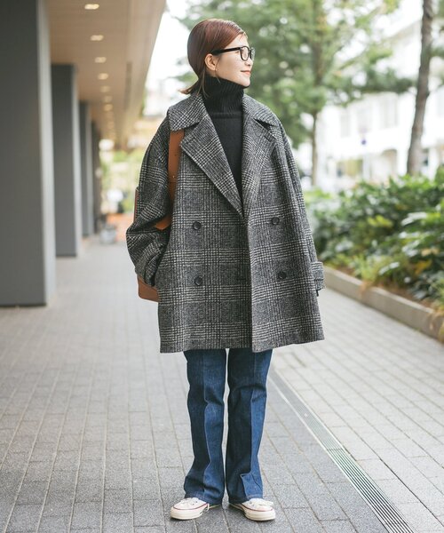 Spick & Span（スピックアンドスパン）の「Wスライバーチェックハーフ