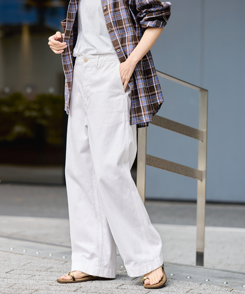 ≪一部カラーWEB限定 / 追加≫OVER SIZED CHINO パンツ 2（チノパンツ