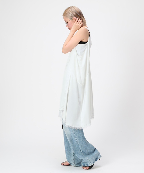 レースドッキングキャミワンピース（ワンピース）｜AP STUDIO