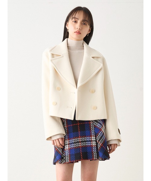 SNIDEL（スナイデル）の「ウールショートPコート（その他アウター