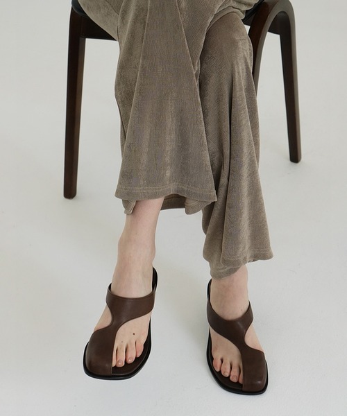 CLANE（クラネ）の「CURVED DESIGN SANDALS（サンダル）」 - WEAR