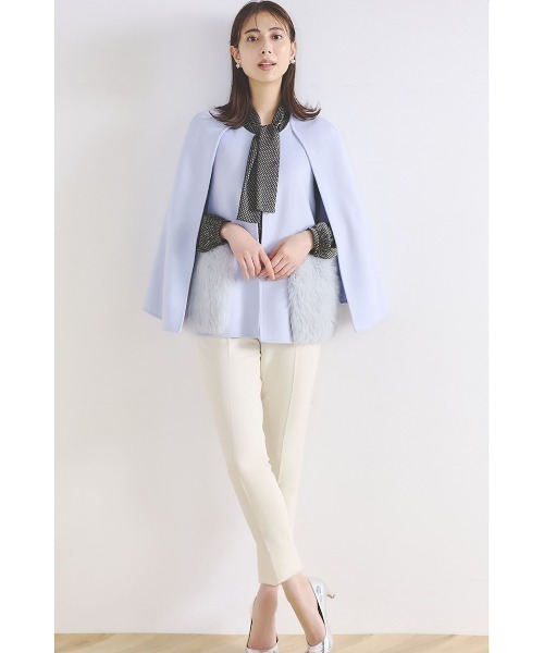 CELFORD（セルフォード）の「ファーポケットリバーケープジャケット