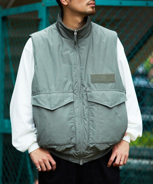 HINSON（ヒンソン）の「HINSON/ヒンソン ミリタリー 中綿ベスト