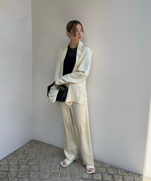 TODAYFUL（トゥデイフル）の「Satin Over Jacket（テーラード