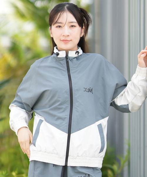 セール】X-girl SPORTS/エックスガールスポーツ WIND UP JACKET