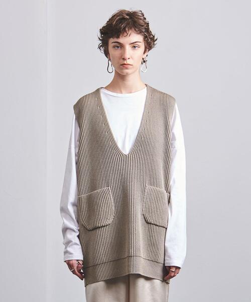 BATONER（バトナー）の「＜BATONER（バトナー）＞SIGNATURE Vネック