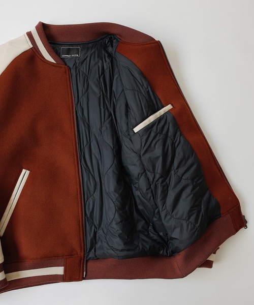 NUMBER (N)INE（ナンバーナイン）の「WOOL RAGLAN STADIUM JACKET