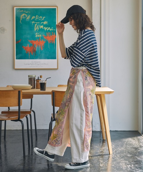 アソート ヴィンテージライク 大判マルチ スカーフ 90×90cm MONO-MART