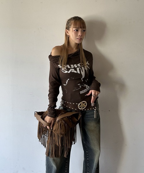 セール】チャーム付き スターバックル チェーンベルト（ベルト