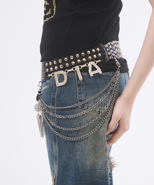 d.i.a. ダイヤ ベルト スター ソジュールダイヤ チャーム付き スター