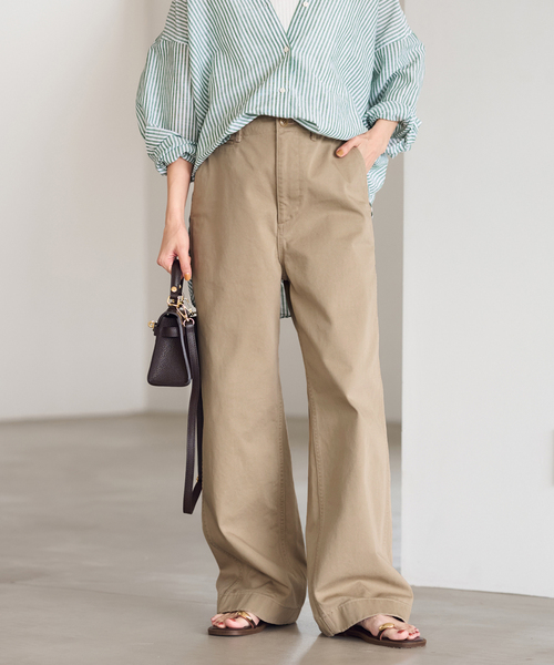 FRAMeWORK（フレームワーク）の「≪追加≫OVER SIZED CHINO パンツ