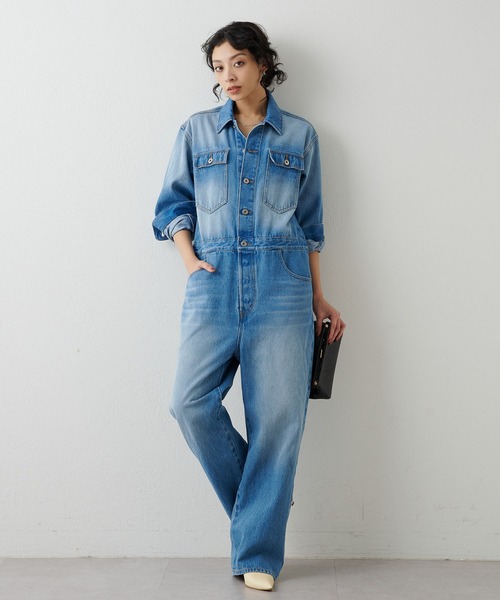 グレースコンチネンタル デニムジャンプスーツ グレースコンチネンタル
