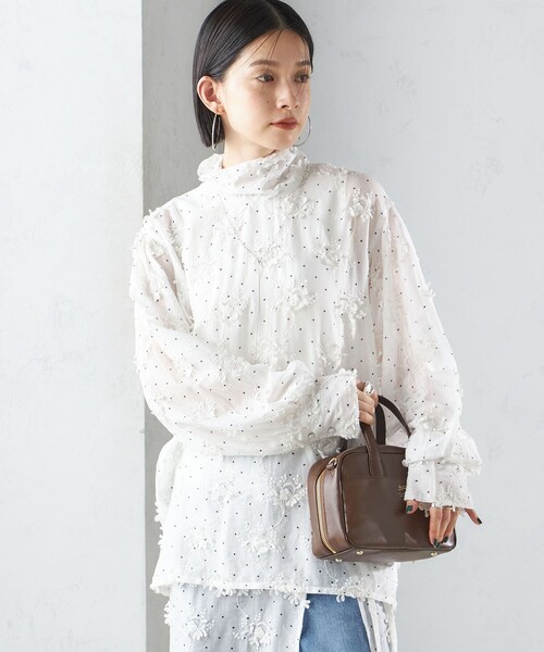 セール】【SHIPS別注】crinkle crinkle crinkle:エンブロイダリー