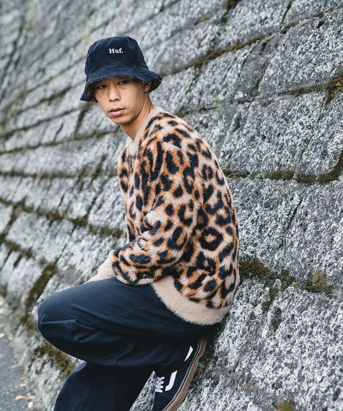HUF（ハフ）の「HUF LEOPARD CREW SWEATER / HUF ニット セーター