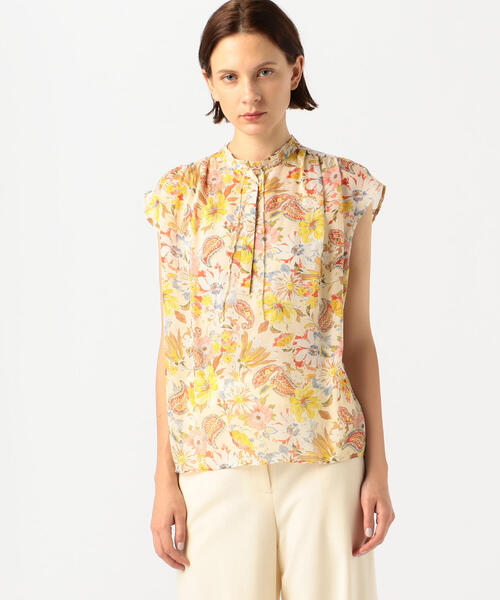 TOMORROWLAND （トゥモローランド）の「シルクペイズリーフラワー