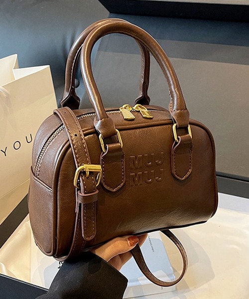 florist（フローリスト）の「【2WAY】エンボスロゴ入りマットレザー