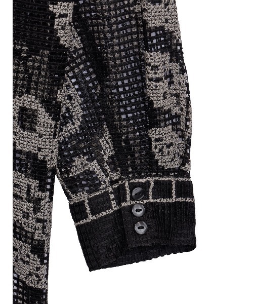 Ameri（アメリ）の「MEDI CROSS STITCH LIKE SHIRT（シャツ/ブラウス