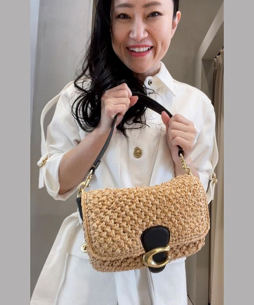 COACH（コーチ）の「ソフト タビー ショルダー バッグ（かごバッグ
