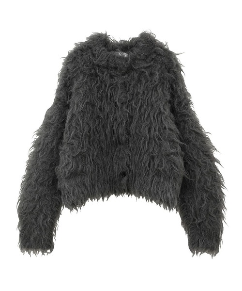 CLANE（クラネ）の「【CLANE/クラネ】SHAGGY SHORT CARDIGAN/シャギー