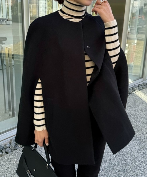 INTER FACTORY（インターファクトリー）の「Ran - ノーカラーケープ