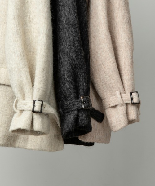 2way shaggy midi coat【Amiur × minami】 / 2wayシャギーミディコート