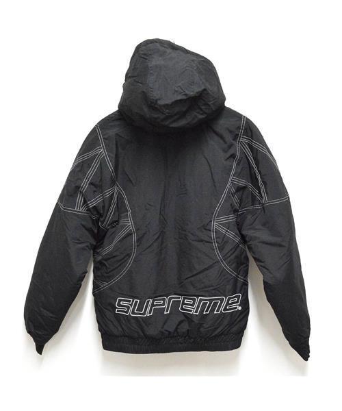 ブランド古着】Zig Zag Stitch Puffy Jacket ジップアップパーカー