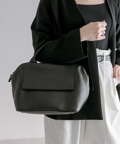 牛革》レザーフラップ2WAYバッグSサイズ（トートバッグ）｜ear