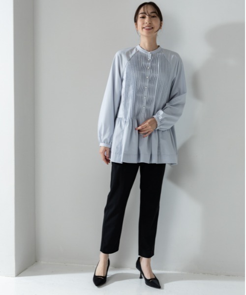 セール】【SONO/ソーノ】ウェイビータックパールブラウス（シャツ
