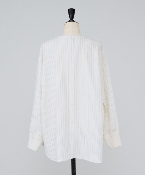 セール】袖口ニットシャツ（シャツ/ブラウス）｜BEARDSLEY（ビアズリー