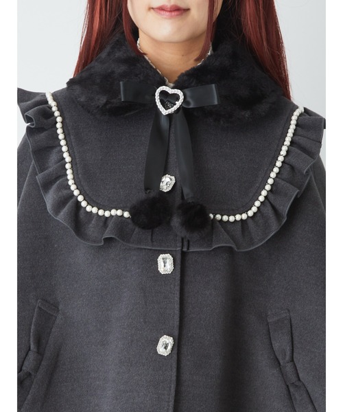 Ank Rouge（アンクルージュ）の「リボンポケットケープコート（その他