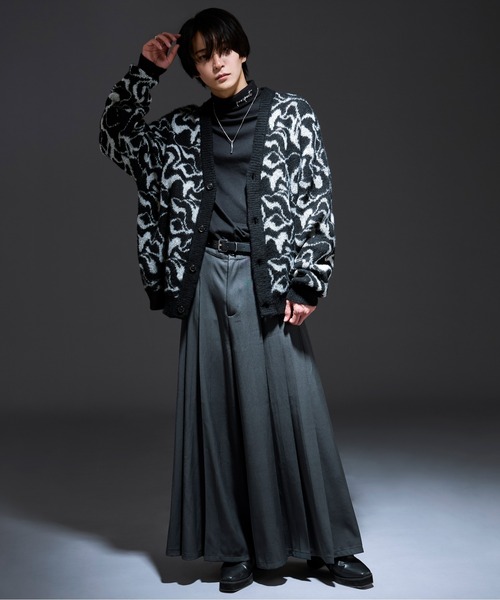 サイドプリーツワイドパンツ（その他パンツ）｜Ellno Loset（エルノ