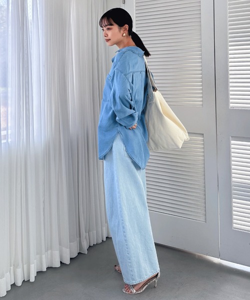 Doux archives（ドゥアルシーヴ）の「ソフトデニムシャツ（シャツ