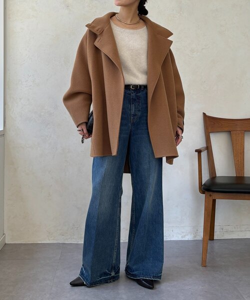セール】ダブルフェイスドルマンコート（その他アウター）｜DouDou