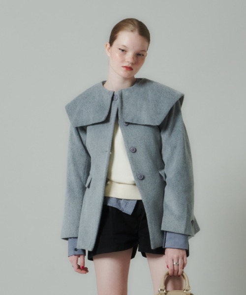 GIUNON（ジウノン）の「big collar coat / ビッグカラーコート（その他