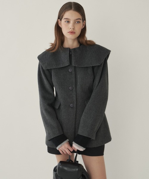 GIUNON（ジウノン）の「big collar coat / ビッグカラーコート（その他