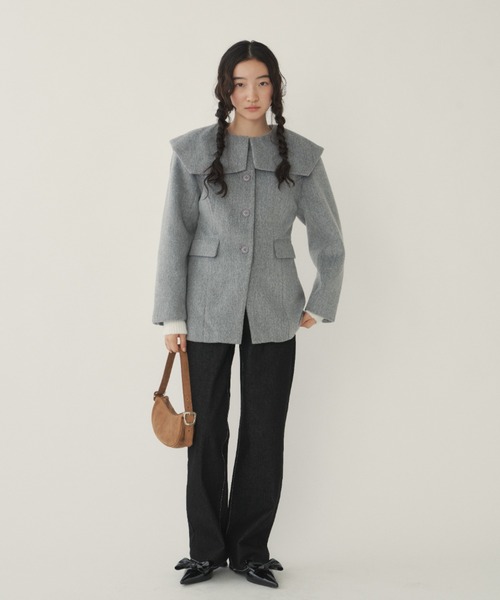 GIUNON（ジウノン）の「big collar coat / ビッグカラーコート（その他