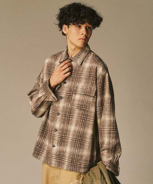 LEPSIM シャギーチェックシャツ ブラウン 楽天市場】【BEVERLY HILLS