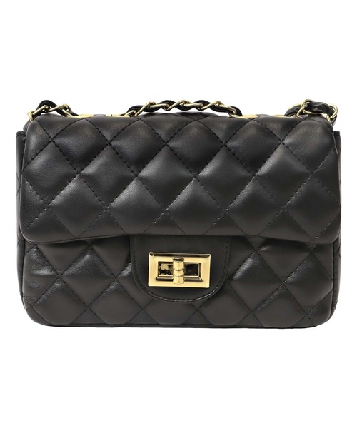 結婚式バッグ キルティング ゴールド チェーン 2way ショルダーバッグ