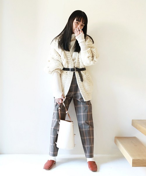 TODAYFUL（トゥデイフル）の「ケーブルハンドニットカーディガン