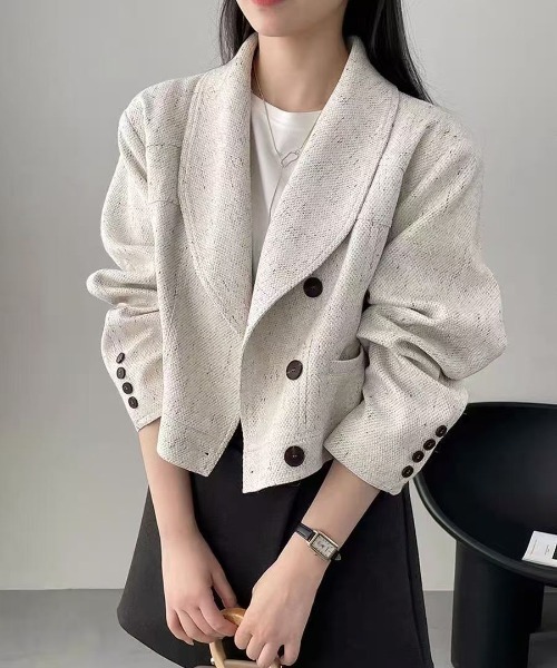 未使用品タグ付き)エムズグレイシー38 リボン付きホワイト長袖