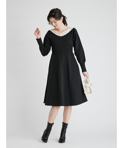 CELFORD（セルフォード）の「カットワークホールガーメントワンピース